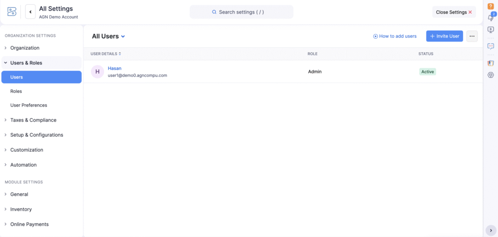 User Roles & Permissions