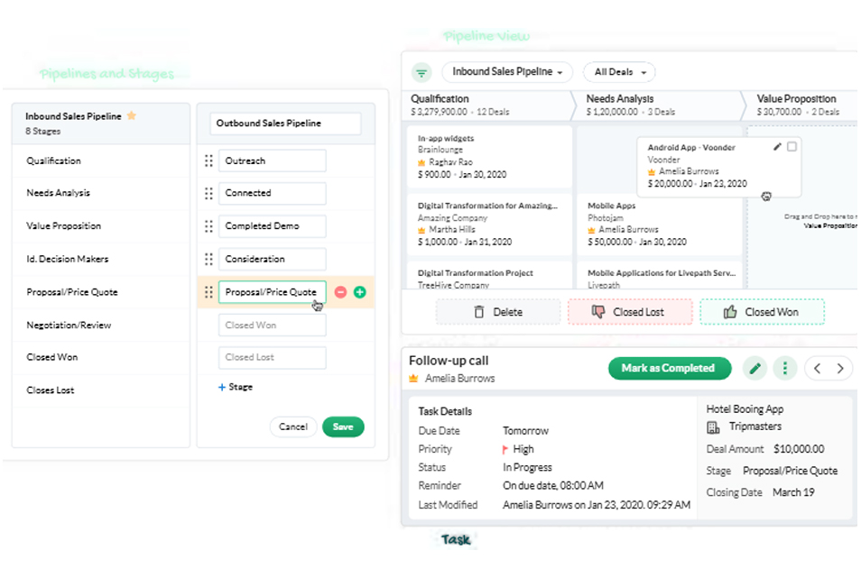 Sales and Marketing CRM with CRM Integration | Zoho CRM Experts